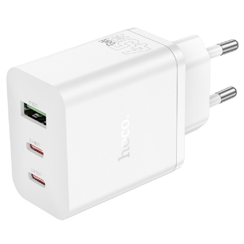 ΦΟΡΤΙΣΤΗΣ HOCO N50 45W GAN USB-A & 2xUSB-C